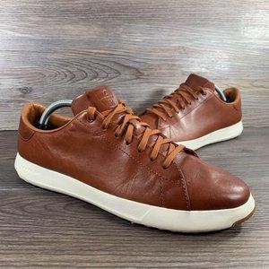 Cole Haan GrandPro Brown Leather Sneakers Men’s Size 9.5